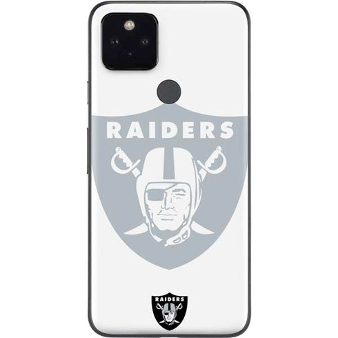 NFL Las Vegas Raiders Double Vision Google Pixel 5a Skin